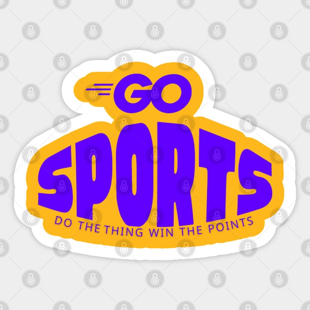 Go Sports win the points yaya sports Sticker by "Artistic Apparel Hub"